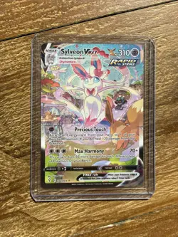 Sylveon VMAX 212/203 Alt Art Secret Rare Evolving Skies Pokemon Card NM/M - Image 1