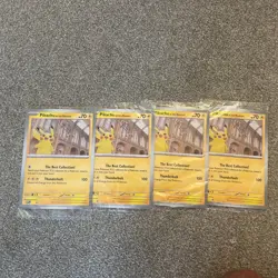 Pikachu At The Museum Pokemon TCG Jumbo Card SEALED Brand New MEP Promo x4 - Image 1