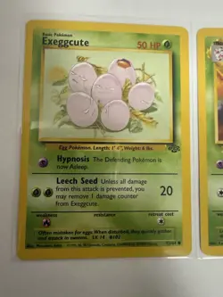 Pokemon TCG Base Set Exeggcute 52/64 & Exeggutor 35/64 Lot 2 Cards 1999 - Image 2