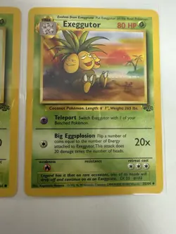 Pokemon TCG Base Set Exeggcute 52/64 & Exeggutor 35/64 Lot 2 Cards 1999 - Image 3