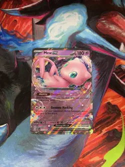 Pokemon TCG Mew EX 151/165 Scarlet & Violet Holo Double Rare Card NM Condition - Image 1