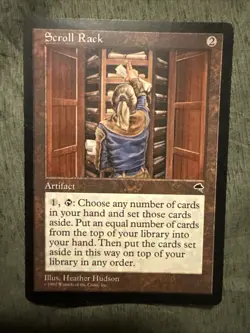 Magic: The Gathering Scroll Rack Rare Artifact Tempest 308 Regular - Image 1
