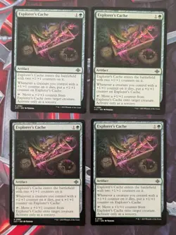 MTG 4 x The Lost Caverns Of Ixalan Uncommon EXPLORER'S CACHE NM - Image 1