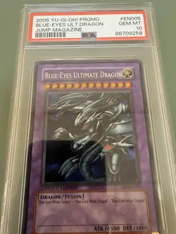 Yugioh Blue-Eyes Ultimate Dragon Secret Rare JMP-EN005 PSA 10 Gem Mint - Image 4