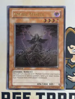 Zombie Master TAEV-EN039 Ultimate Rare 1st Edition YuGiOh! NM EURO Print - Image 2