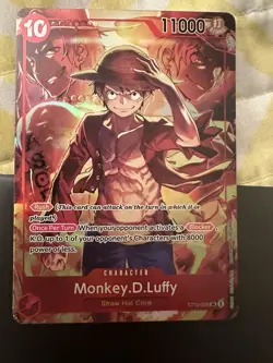 Monkey.D.Luffy (Treasure Booster Set) ST10-006 One Piece Promotion Cards Foil - Image 2