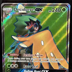 Decidueye GX SM37 Full Art Holo Pokemon Black Star Promo - Image 3