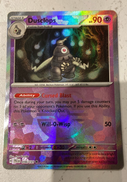 Pokemon Card TCG, Dusclops [Master Ball] , Prismatic Evolutions #036/131 - Image 1