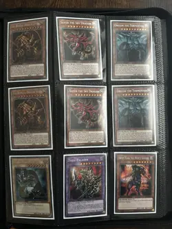 Yu-Gi-Oh! CCG Card Lot Blue-Eyes, Dark Magician, Binder - Image 3
