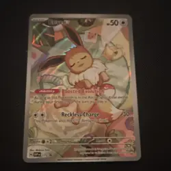 Pokemon Eevee Promo Holo Sv: Scarlet & Violet 173 50 HP English TCG Card - Image 1