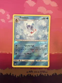 Pokemon Card Froslass Unified Minds Reverse Holo Rare 38/236 Near Mint - Image 1