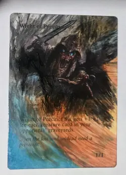 Wight of Precinct Six - Gatecrash MTG Magic The Gathering ALTERED - Image 1