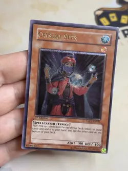 Crystal Seer TAEV-EN031 Ultimate Rare 1st Edition YuGiOh! NM EURO Print - Image 2