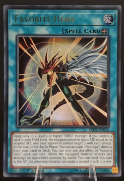 Favorite Hero LED6-EN015 Ultra Rare (1st Edition) - YuGiOh (NM) - Image 1