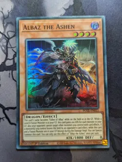 Albaz the Ashen - POTE-EN011 - Super Rare - 1st Edition - Yugioh - Image 1