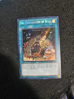 1X NM Pre-Preparation of Rites - RA01-EN055 - Secret Rare 1st Edition - Image 1