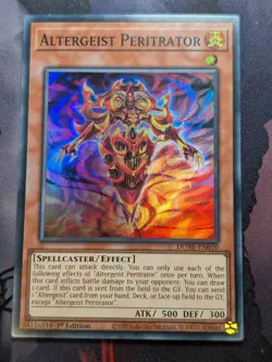 Altergeist Peritrator DUNE-EN010 Super Rare 1st Edition YuGiOh Card - Image 1