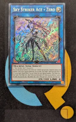 DUAD-EN049 Sky Striker Ace - Zero Secret Rare 1st Edition YuGiOh - Image 1