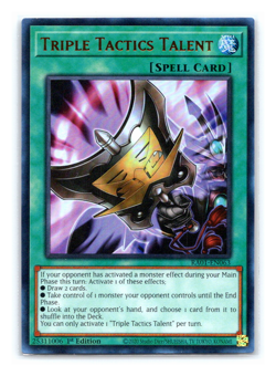 Triple Tactics Talents - RA01-EN063 - Ultra Rare - 1st Edition - Yugioh - Image 1