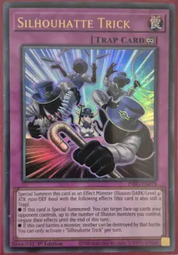 YuGiOh Silhouhatte Trick Ultra Rare 1st Edition INFO-EN079 - Image 1
