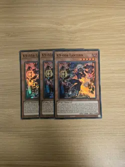 3x K9-66B Lantern JUSH-EN033 Super Rare 1st Ed Near Mint YUGIOH - Image 1