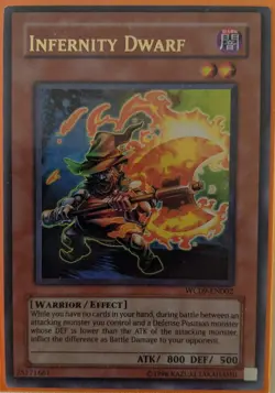 YuGiOh Infernity Dwarf Ultra Rare WC09-EN002 - Image 1