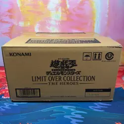 Sealed Case of Japanese YuGiOh Limit Over Collection The Heroes LOCH 24 Boxes - Image 1