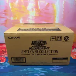 Sealed Case of Japanese YuGiOh Limit Over Collection The Heroes LOCH 24 Boxes - Image 5