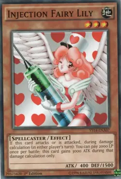 yugioh 1x Injection Fairy Lily YS14-ENA07 COMMON 1AUFLAGE ENGLISCH - Image 1