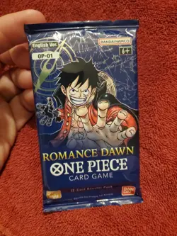 One Piece OP-01 booster pack- first wave - Pre-Errata Romance Dawn - Image 1
