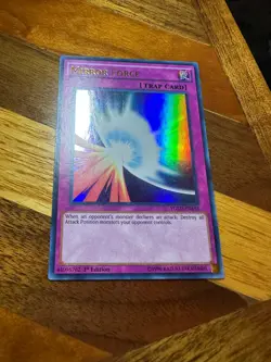 Mirror Force YGLD-ENB33 1st Edition Ultra Rare PL + BONUS - Image 1