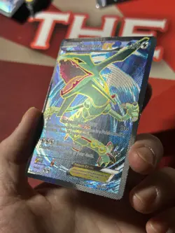 RAYQUAZA EX 104/108 XY: Roaring Skies FULL ART FA holo Pokemon TCG card VLP-NM - Image 2