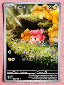 Pawmi 226/091 Paldean Fates | 2024 Pokemon TCG Card Illustration Rare Holo | NM - Image 1