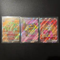 Stellar Crown Hydrapple 156 Dachsbun 160 and Medicham ex 161. 3 cards - Image 1