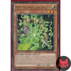 Yugioh PSY-Framegear Delta HSRD-EN032 Rare 1st Edition NM - Image 1