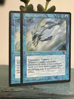 Mtg Mystic Remora - Ice Age NM NEVER PLAYED 1995 - Image 1