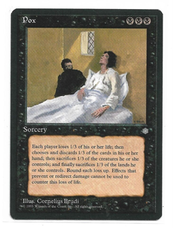 mtg magic pox ice age ENGLISH verole ere glaciaire - Image 1