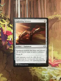 Lightning Greaves NM-Mint English Commander 2020 MTG - Image 1