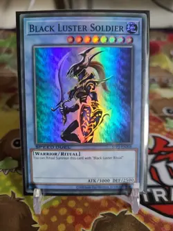 YUGIOH Black Luster Soldier STP3-EN008 SPEED DUEL Super Rare NM HOLOFOIL - Image 1