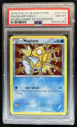 2013-17 Pokemon XY Promos Magikarp #XY143 PSA 8 - Image 1