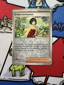 Erika’s Invitation x1 Pokemon TCG Reverse Holo Scarlet & Violet: 151 - 160/165 - Image 1