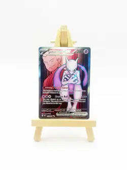 Pokemon TCG Destined Rivals Team Rocket's Mewtwo EX Full Art 213/182 - Image 1
