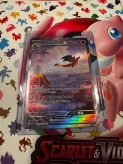 Pokemon TCG Charizard EX 199/165 Scarlet & Violet 151 SIR NM English - Image 1