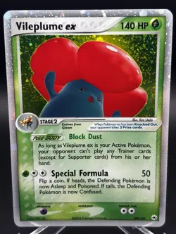 2004 Pokemon Vileplume ex 100/101 Hidden Legends Holo Rare Vintage - Image 1