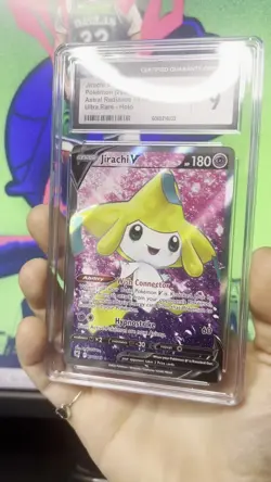 2022 POKEMON ASTRAL RADIANCE ULTRA RARE HOLO #170/189 JIRACHI V CGC 9 - Image 2