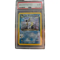 2000 Pokemon Team Rocket Dark Blastoise Holo PSA 6 - Image 2