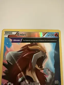 Pokemon Entei 130 HP Holo Rare XY Ancient Origins 15/98 Θ Double English - Image 4