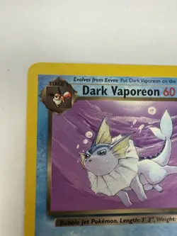 Pokemon Dark Vaporeon 45/82 Team Rocket Vintage – LP - Image 3