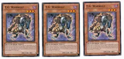 T.G. Warwolf EXVC-EN020 x3 Common 1st Edition - Image 1