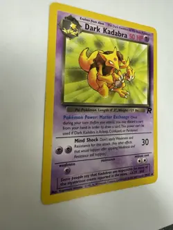 Pokemon Dark Kadabra 39/82 Team Rocket Rare Non-Holo LP Vintage 2000 - Image 3